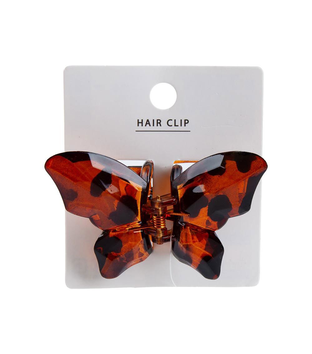 Glossy Square Butterfly Claw Clip, Assorted (1pc)