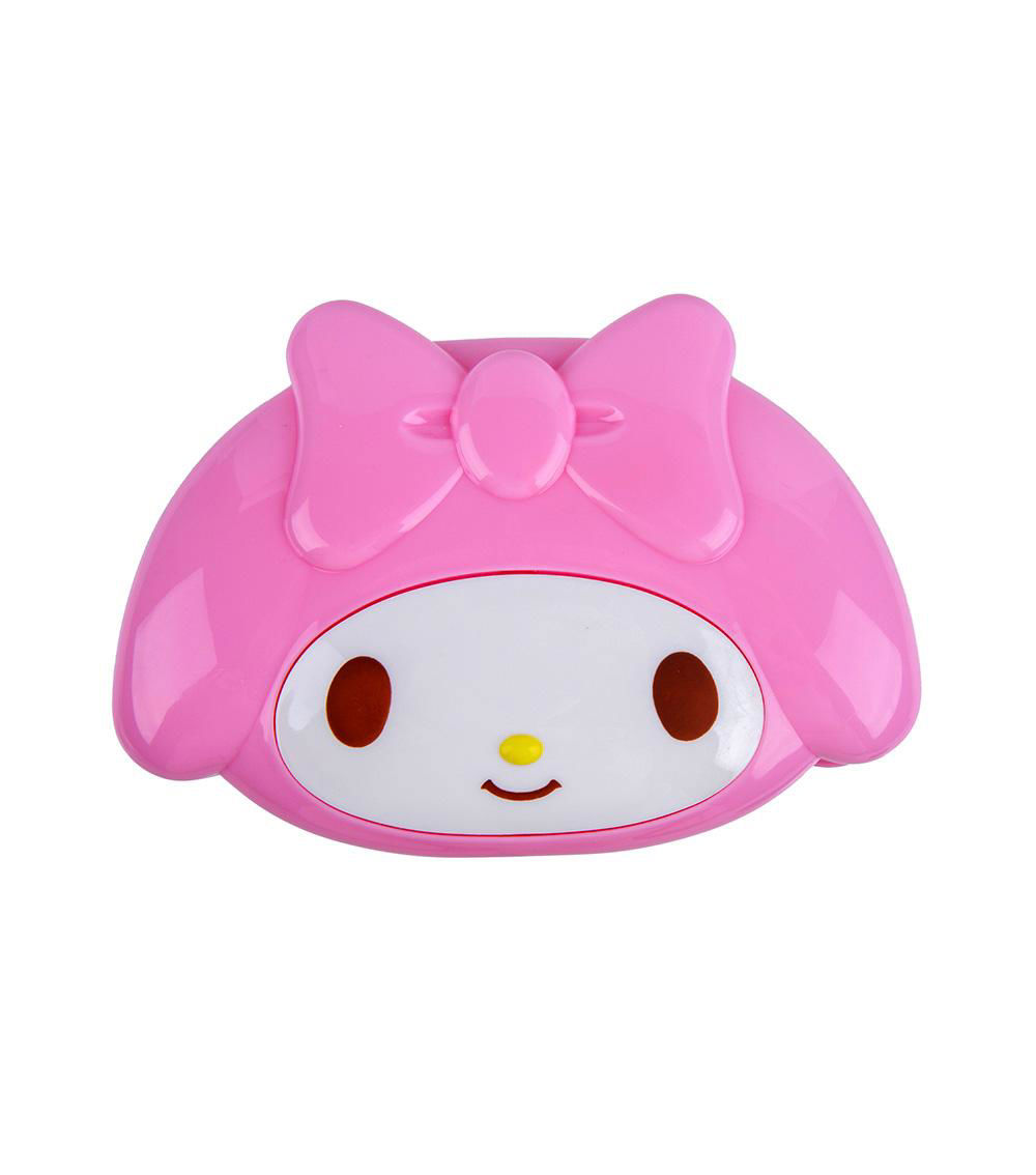 My Melody Soap Dish with Lid, Pink