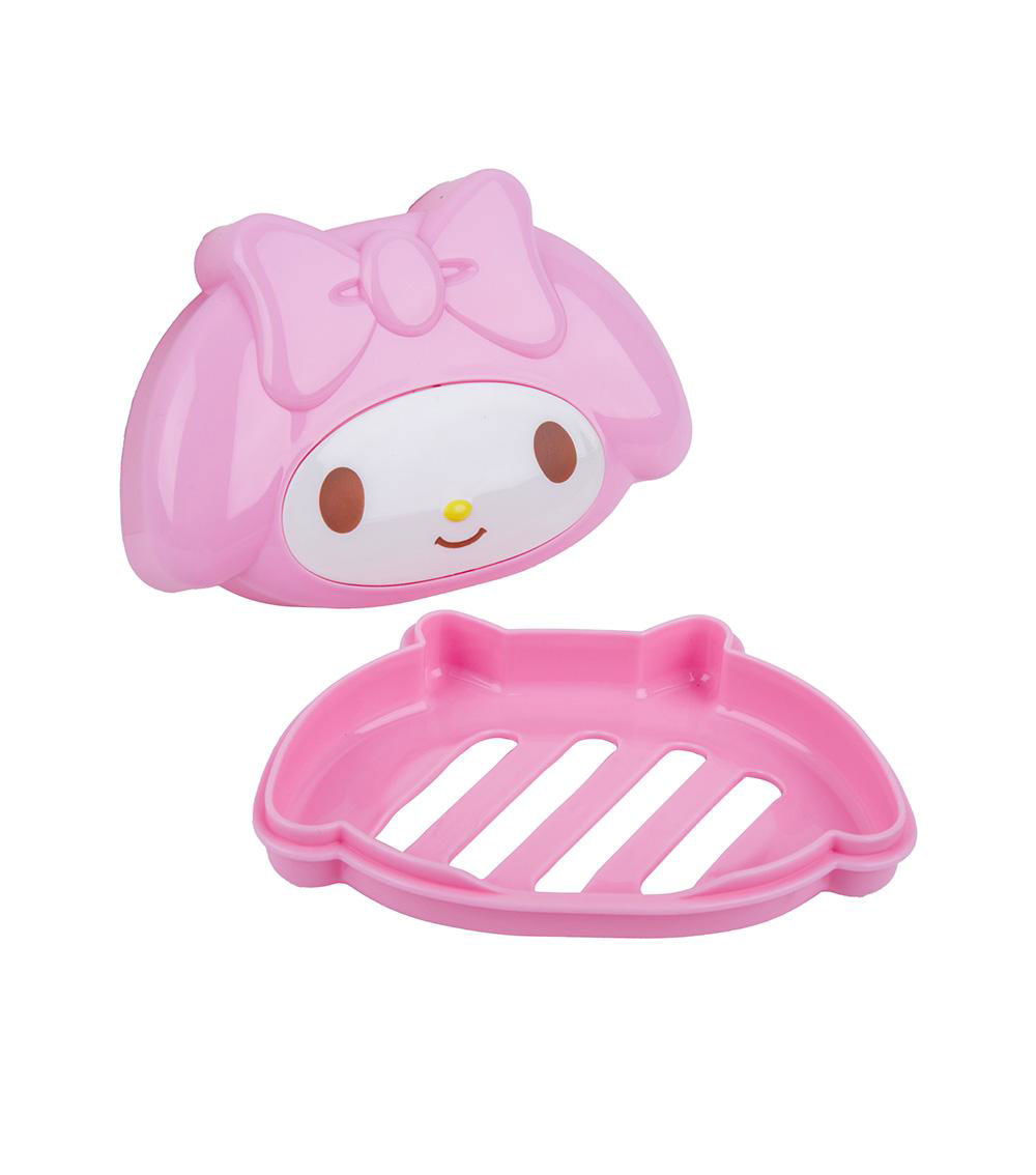 My Melody Soap Dish with Lid, Pink