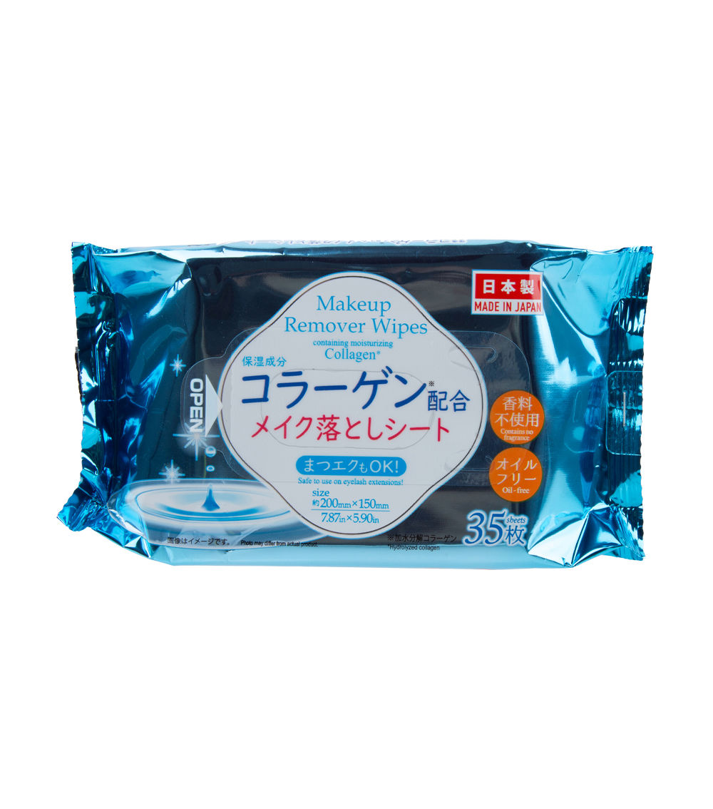 Makeup Remover Wipes – Collagen (35 Sheets)