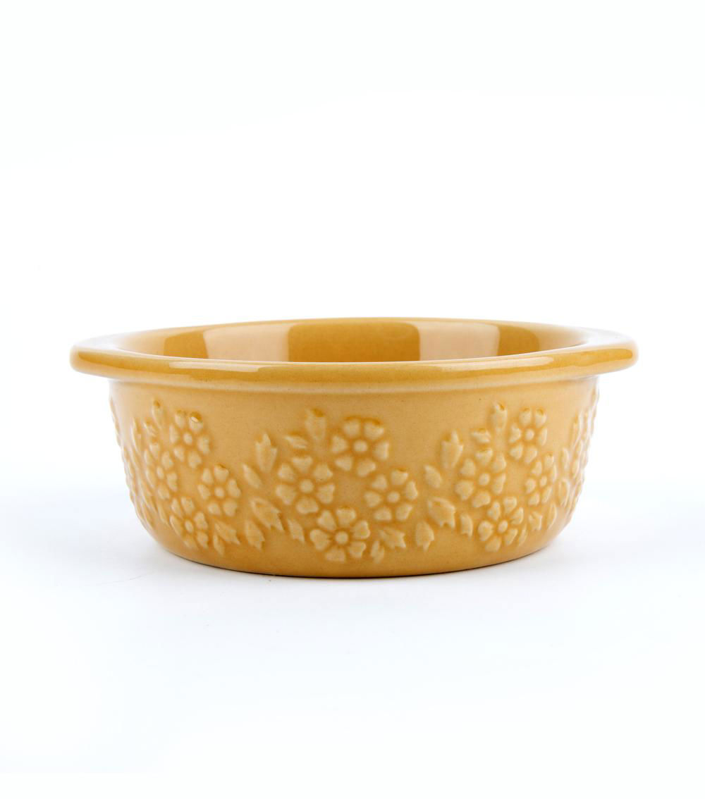 Flower Relief Round Bakeware, Assorted