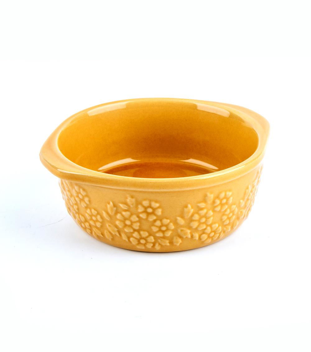 Flower Relief Round Bakeware, Assorted