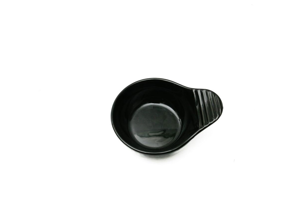 Stripe Embossed Tonkotsu Bowl – Black