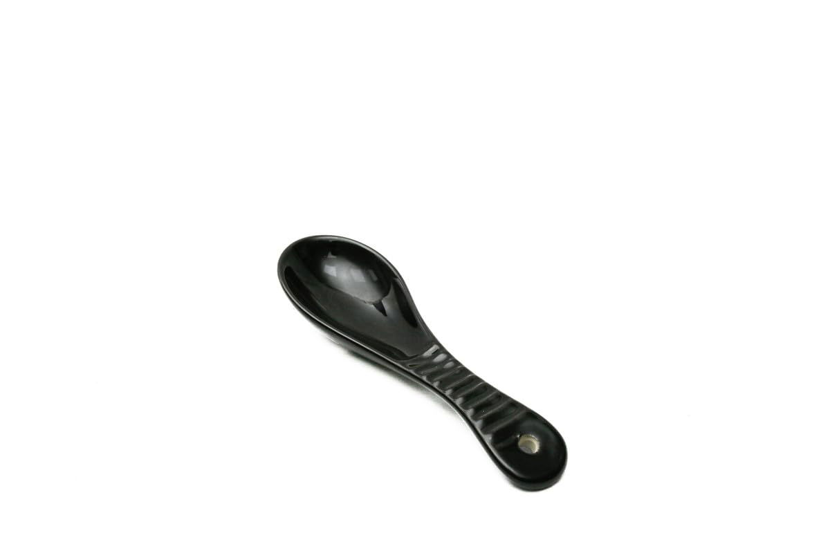 Ceramic Kitchen Spoon - Black