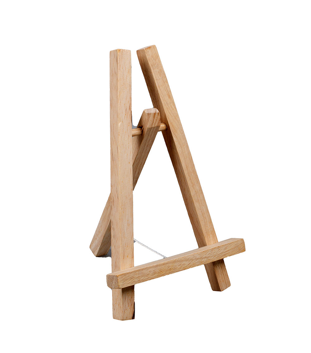 Mini Wooden Display Easel – Natural Finish
