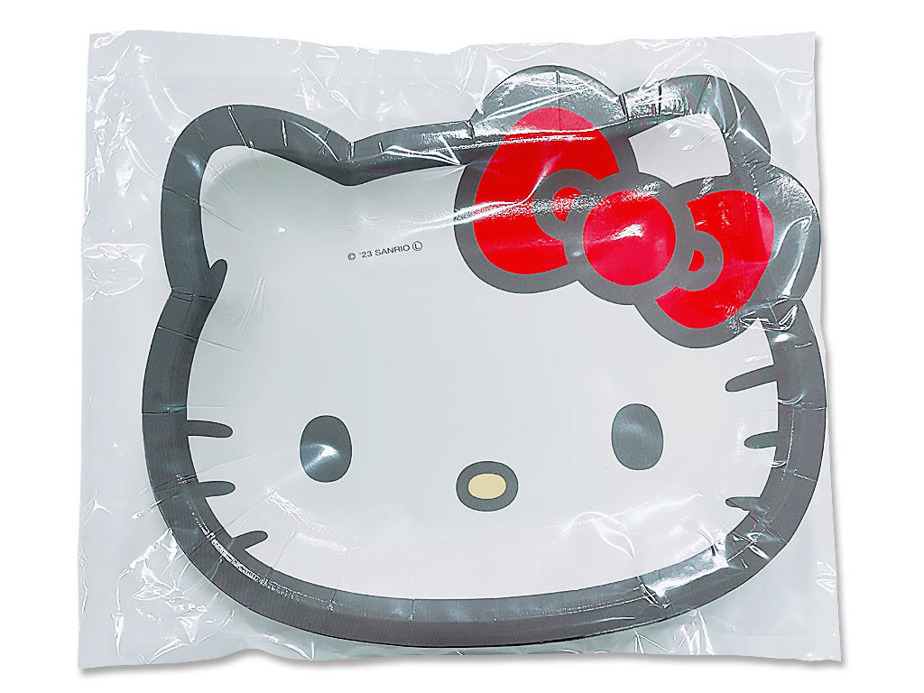Hello Kitty Die-Cut Paper Plates (3-Pack)