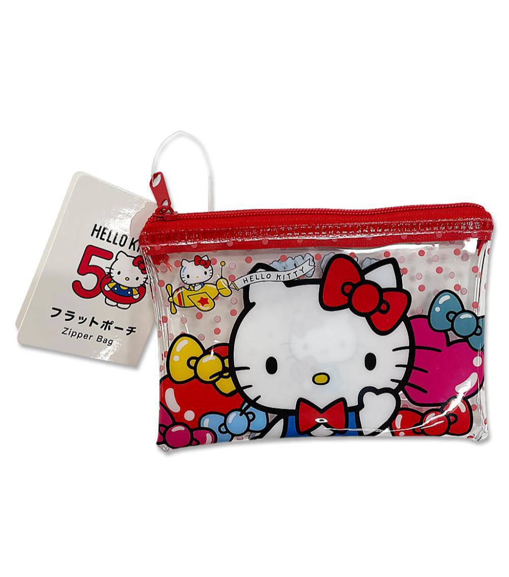 Hello Kitty 50th Anniversary Flat Pouch – Red