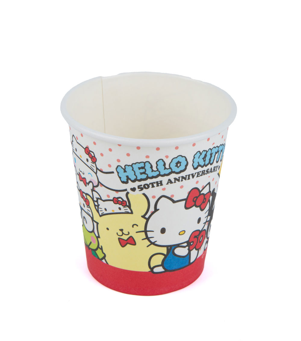 Sanrio Characters Paper Cup, White & Red (8 pcs)