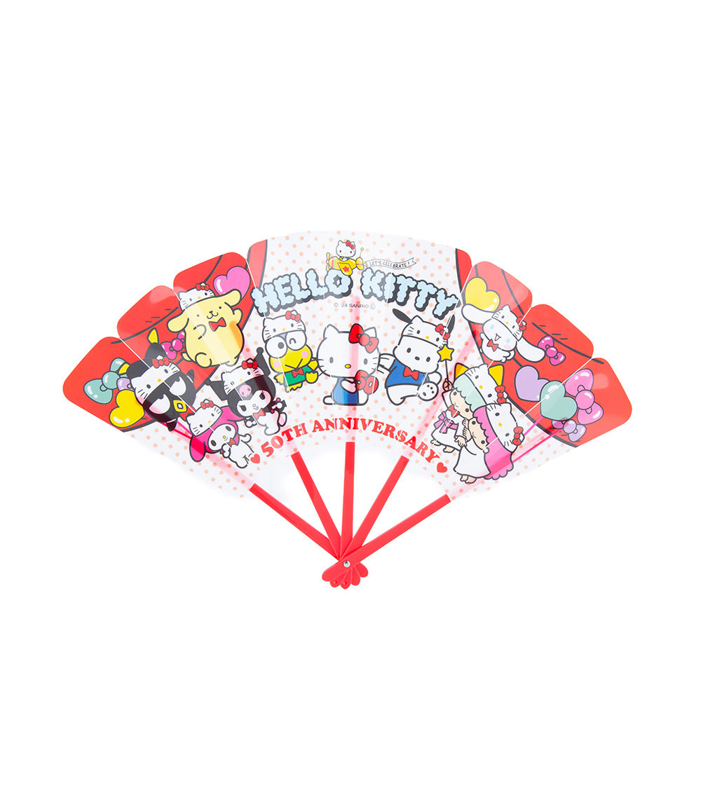 Hello Kitty Water Repellent Fan, Assorted