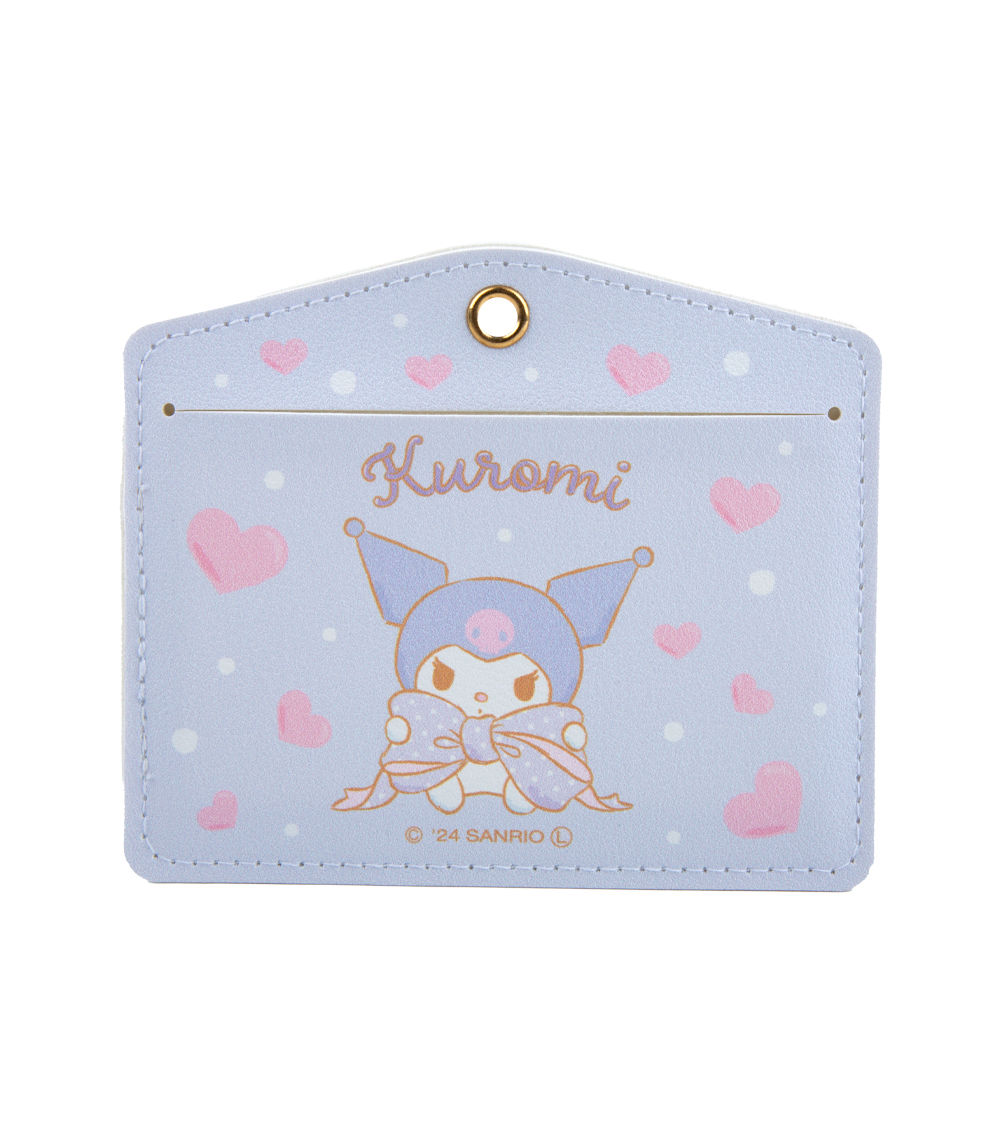 Kuromi Big Ribbon ID Case, Light Purple