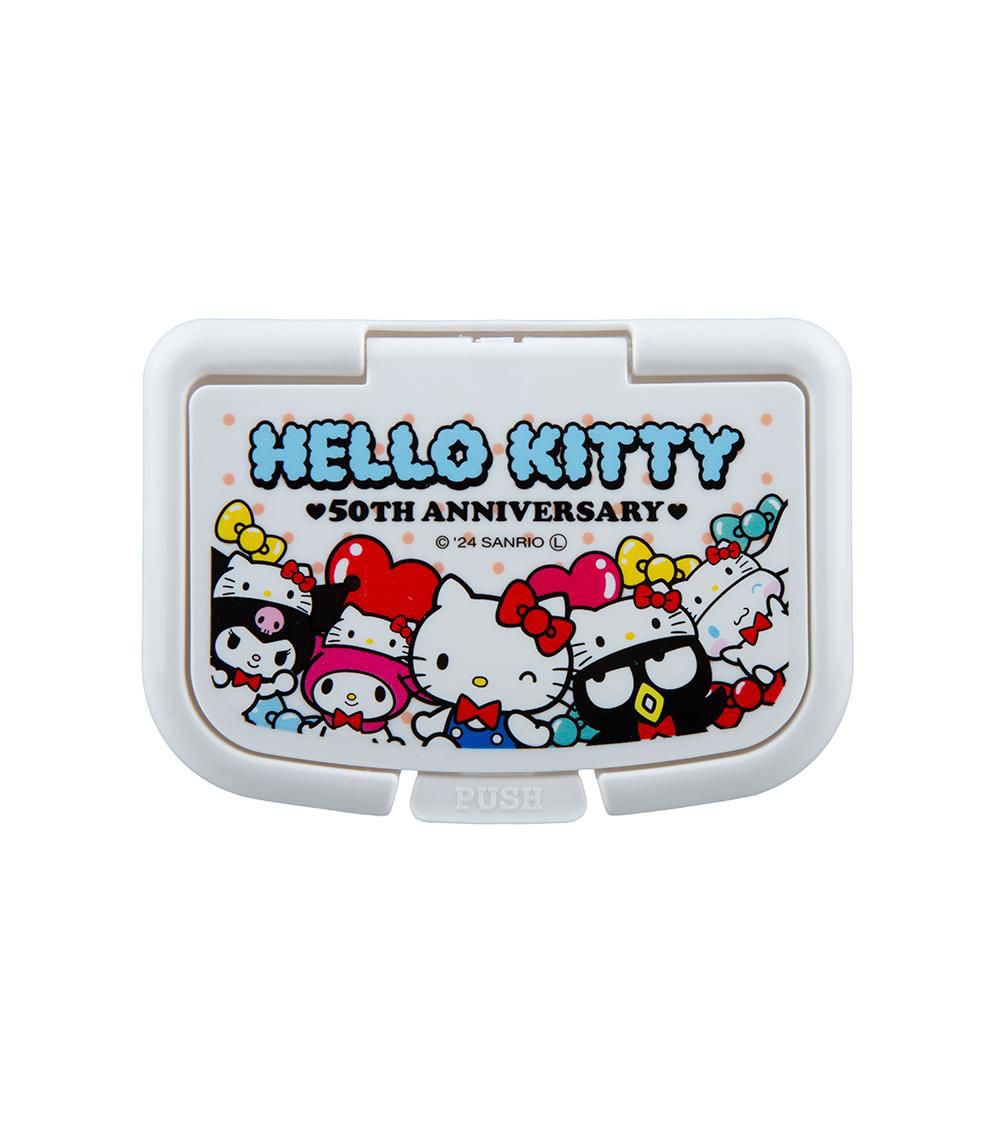 Hello Kitty One-Push Wet Sheet Lid, Multicolor
