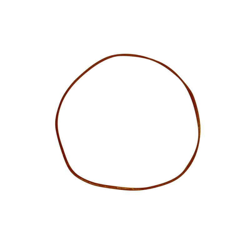 No-Tangle Rubber Hair Bands L Size – Brown (100 pcs)