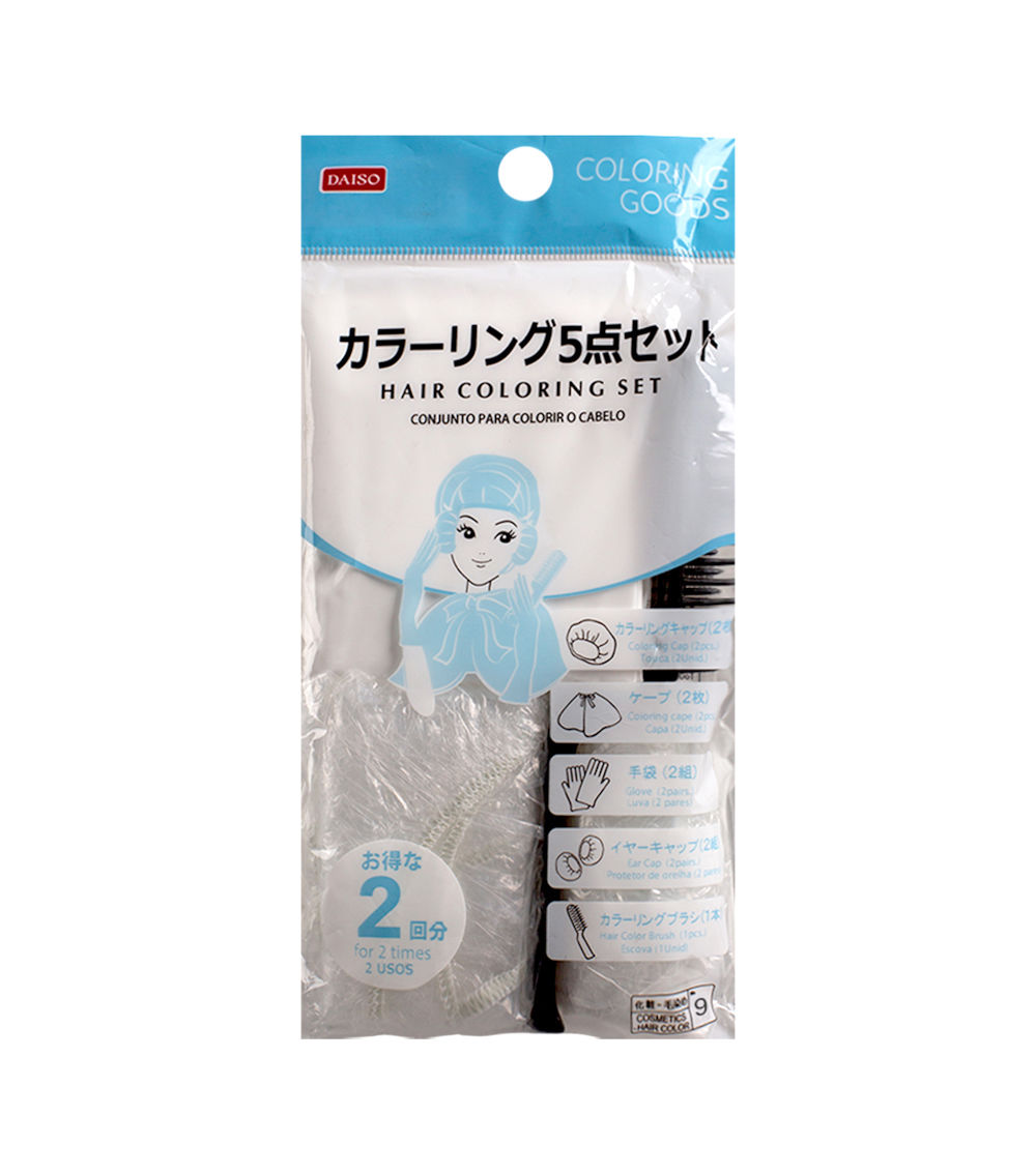 5-Piece Hair Coloring - White (Set of 2)