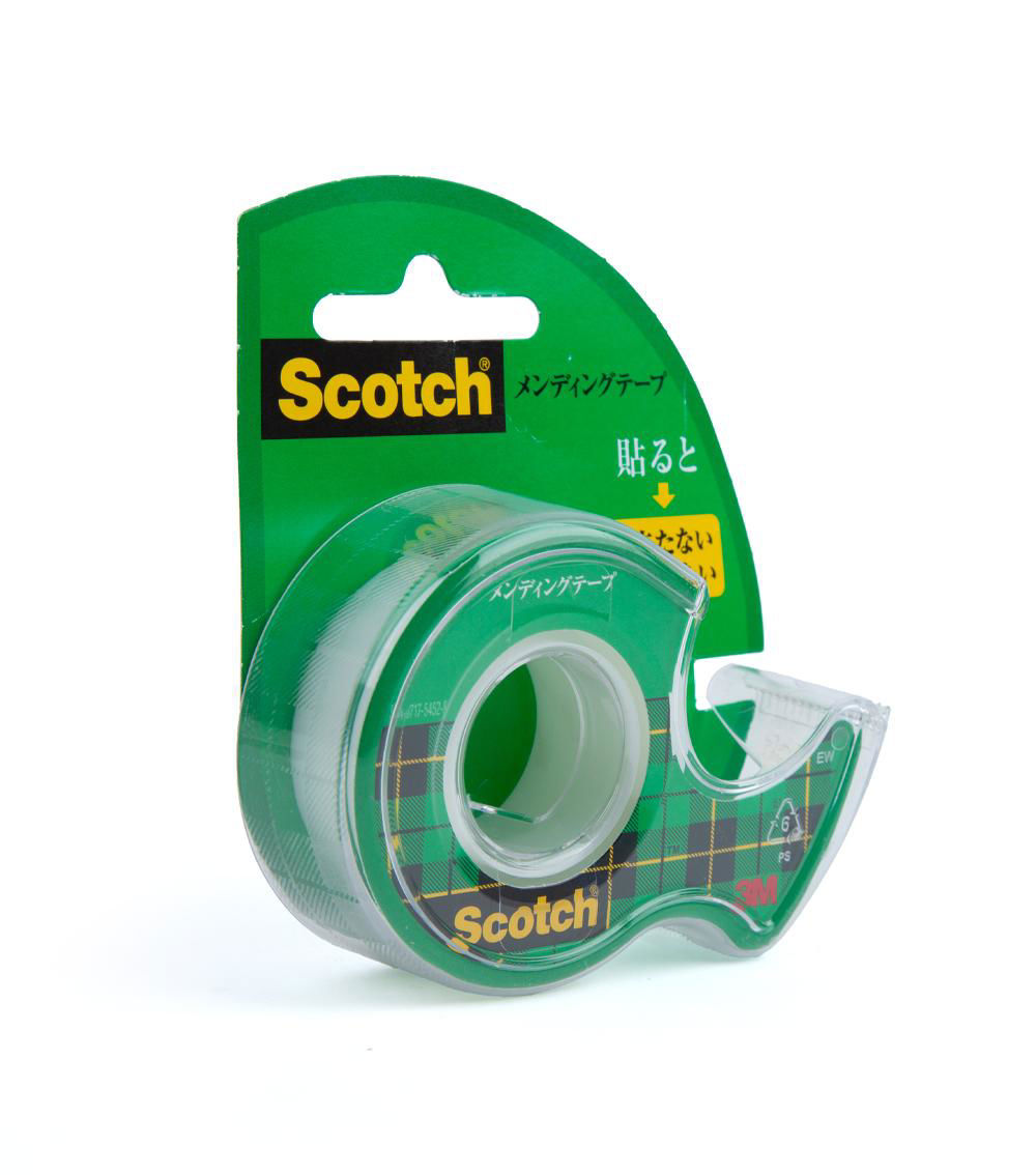 Scotch Mending Tape, Clear & Green