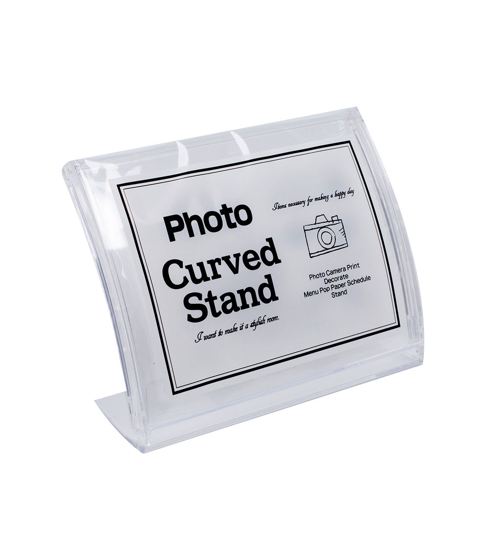 Photo curve stand (curved type)