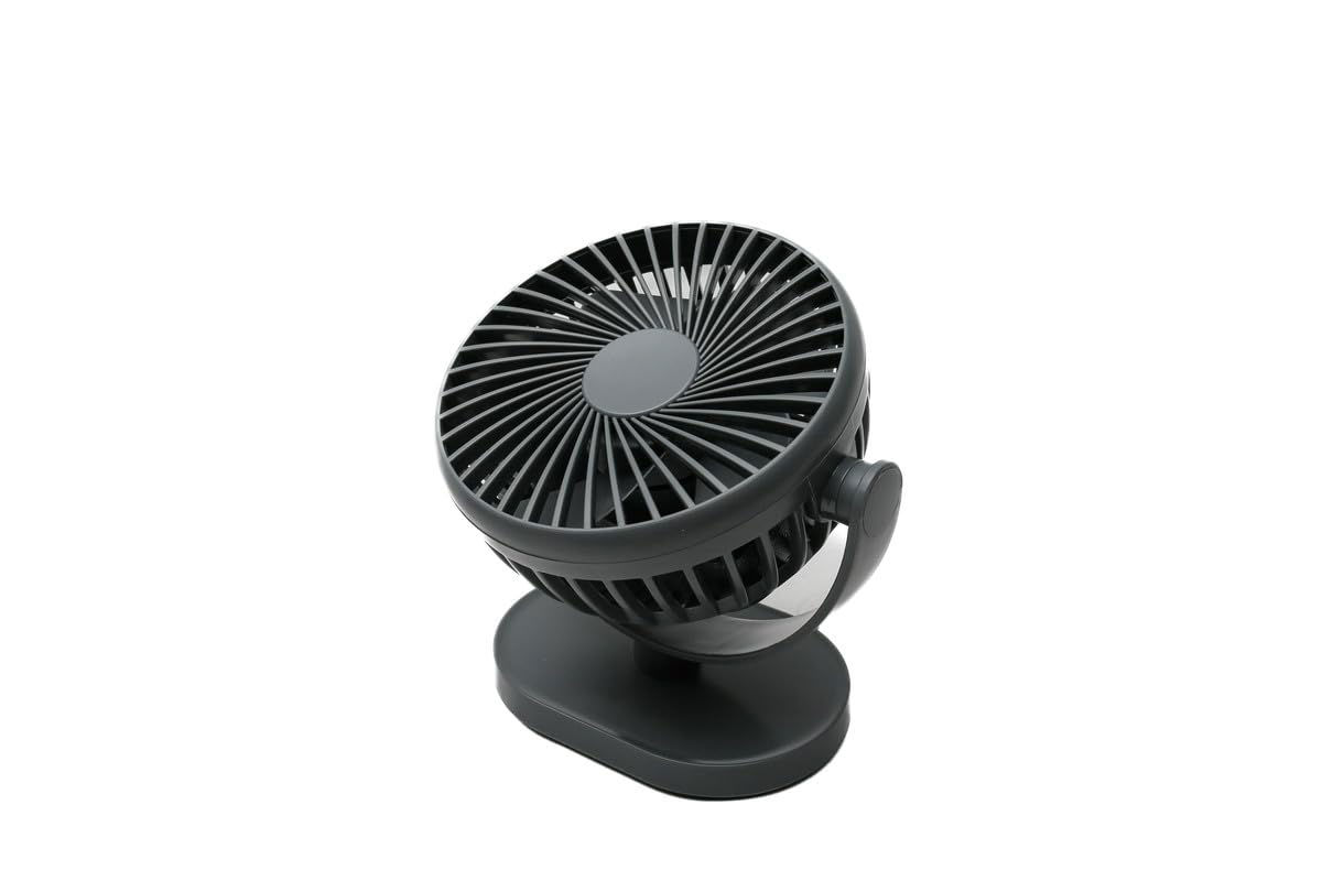 Rechargeable Desk Mini Electric Fan, Black