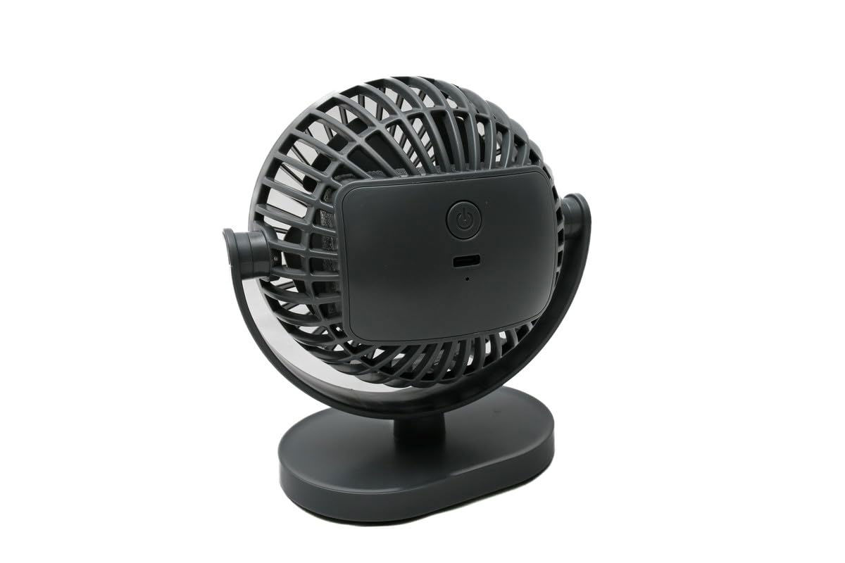Rechargeable Desk Mini Electric Fan, Black