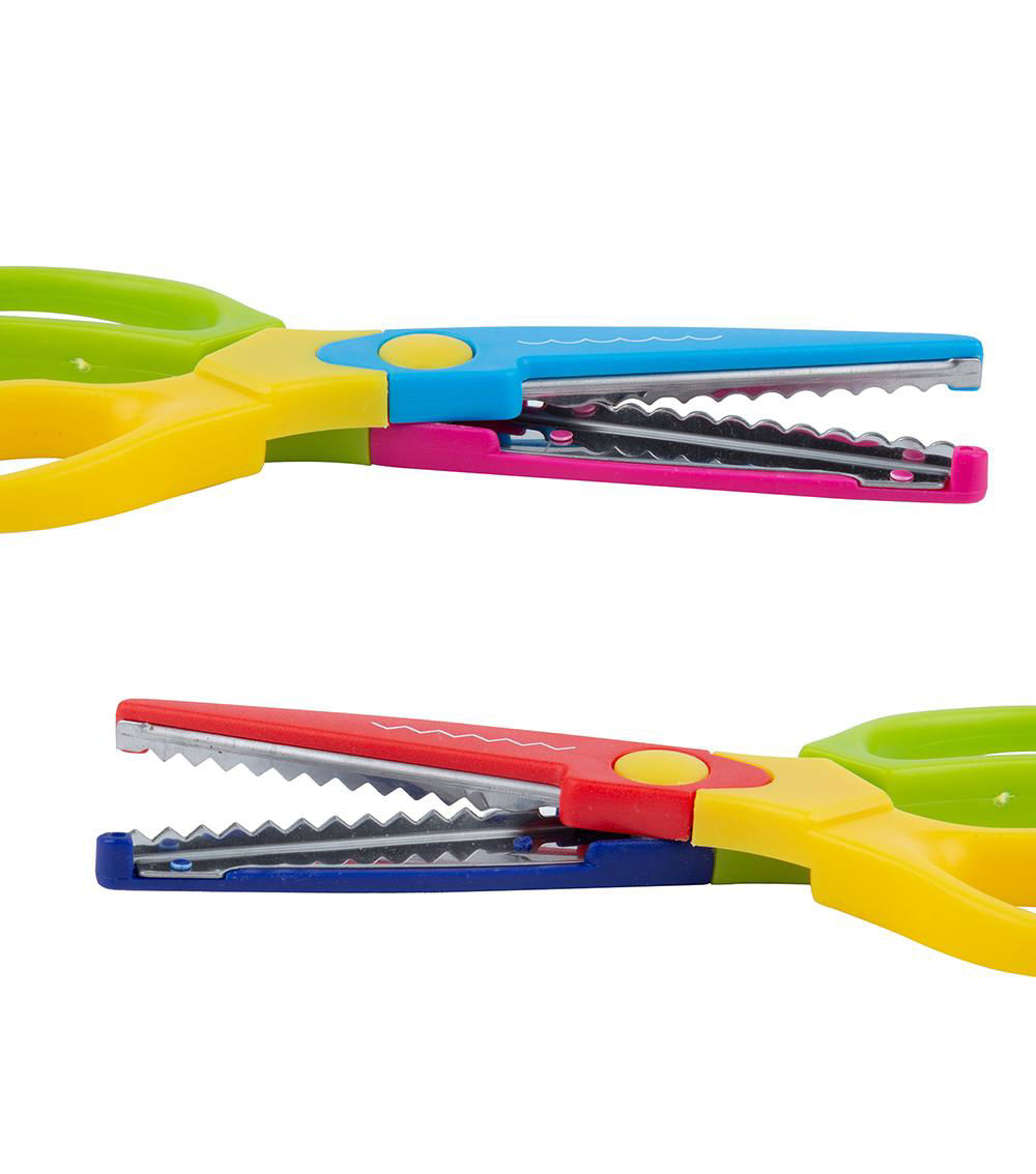 2-Types Craft Scissors, Multicolor