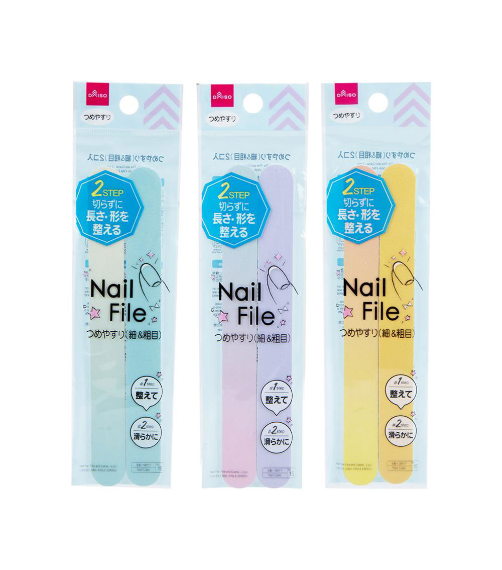 Nail File with Aluminum Oxide, Assorted (1 pc)