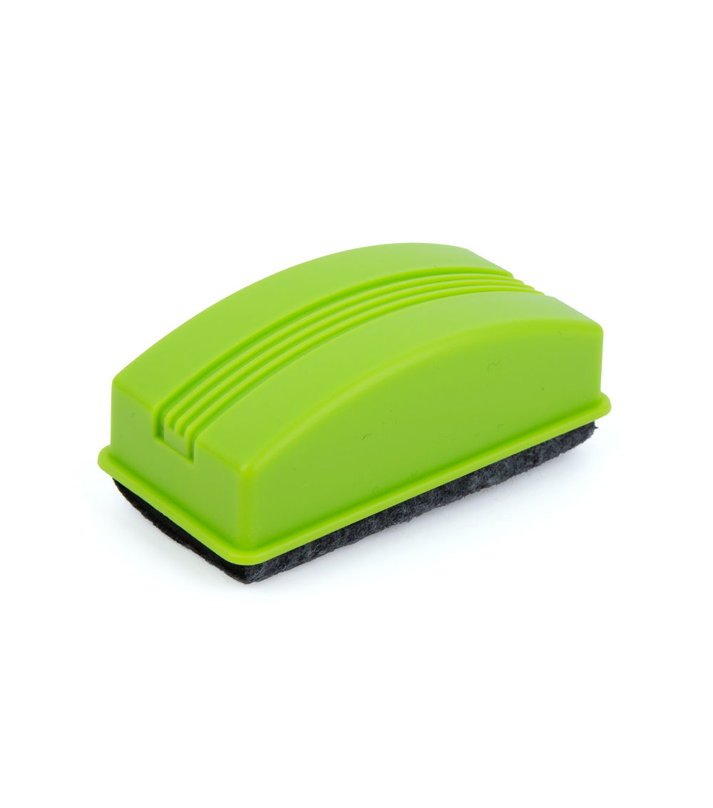 Small Magnetic Whiteboard Eraser – Green (7.8cm)
