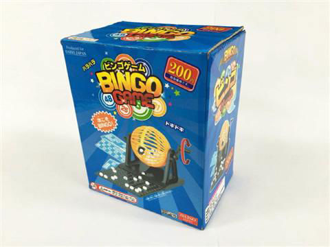 Bingo Game Set – 48 Cards, 200 Chips & Spinner Cage