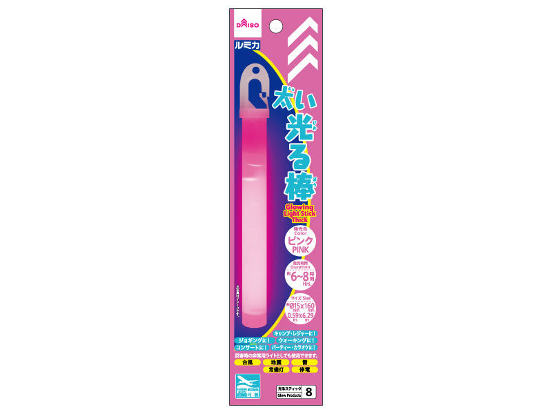 GLOWING LIGHT STICK TICK -PINK-