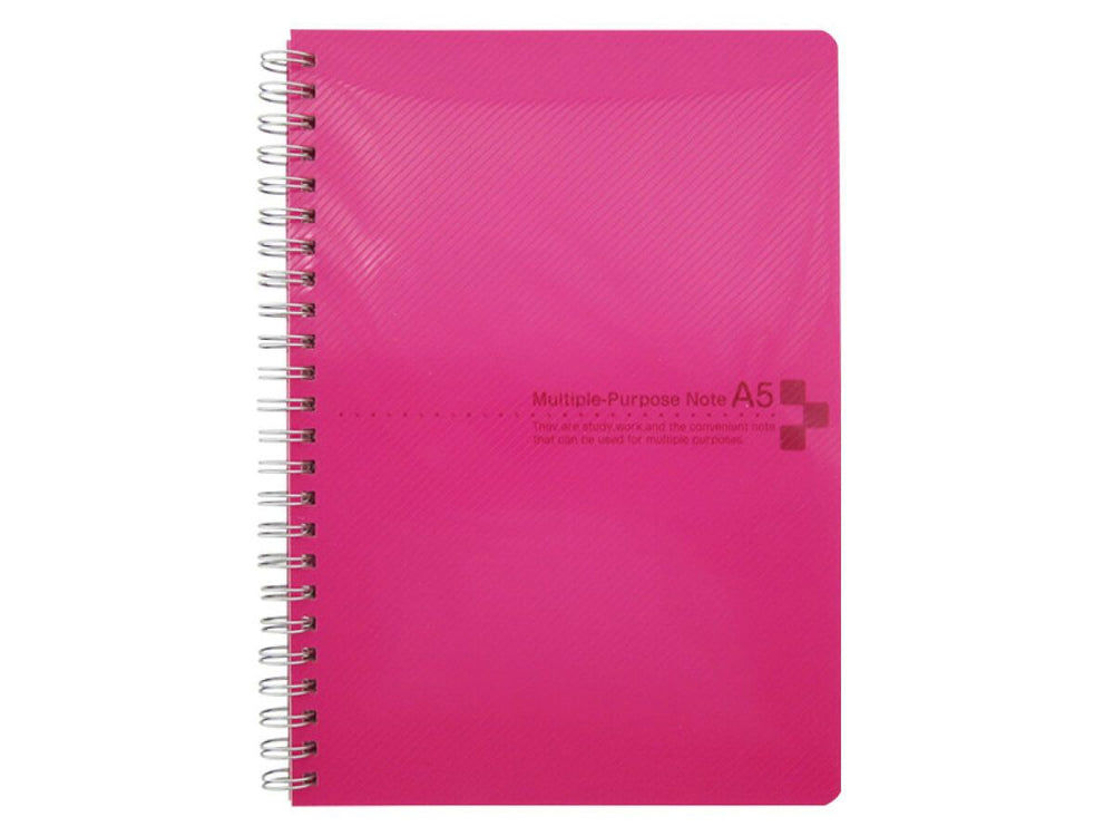 A5 Color Cover Notebook – Pink (Ruled, 50 Sheets)