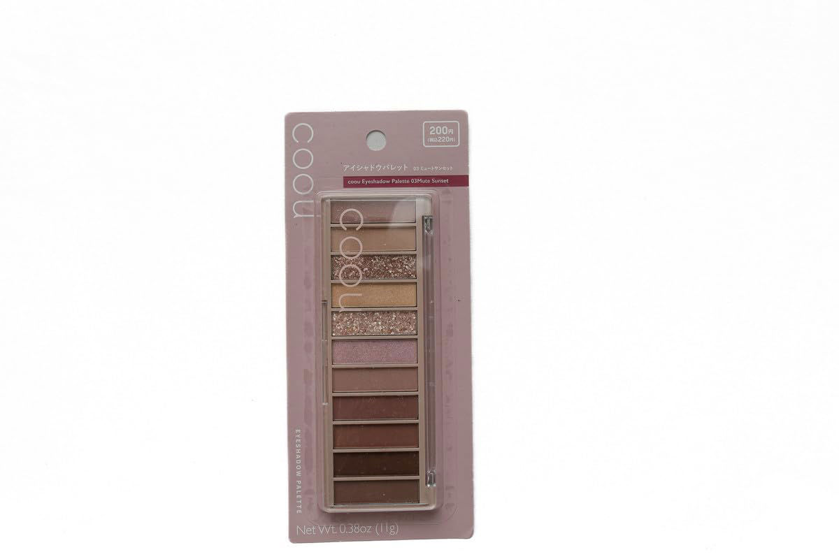 Coou Eyeshadow Palette 03 – Mute Sunset, Beige