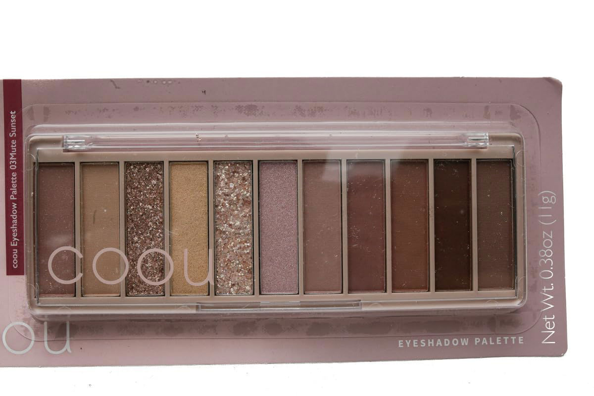 Coou Eyeshadow Palette 03 – Mute Sunset, Beige