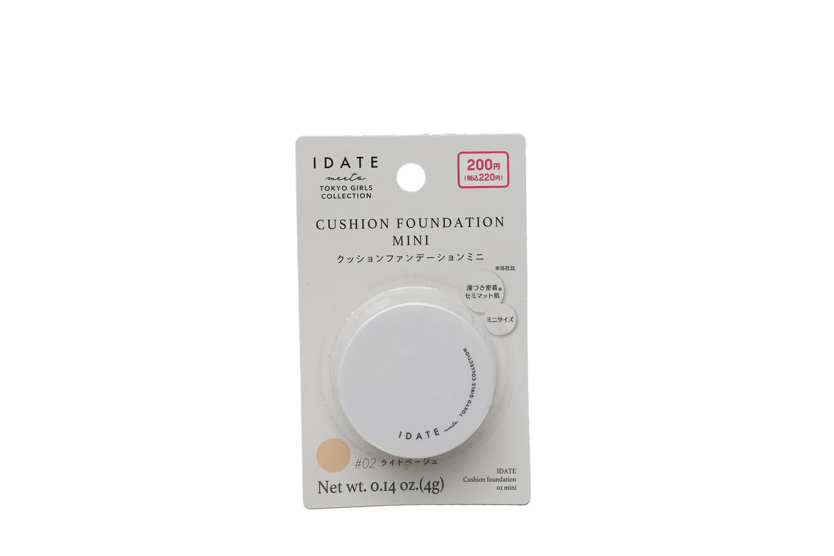 IDATE Cushion Foundation Mini – 02 Light Beige – 4g