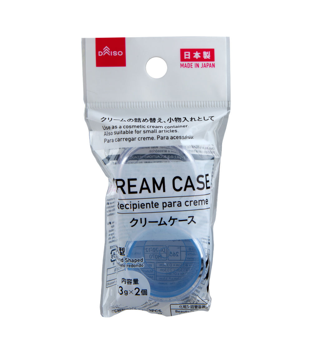 2 Pcs Refill Containers for Cream – Compact Travel Jars