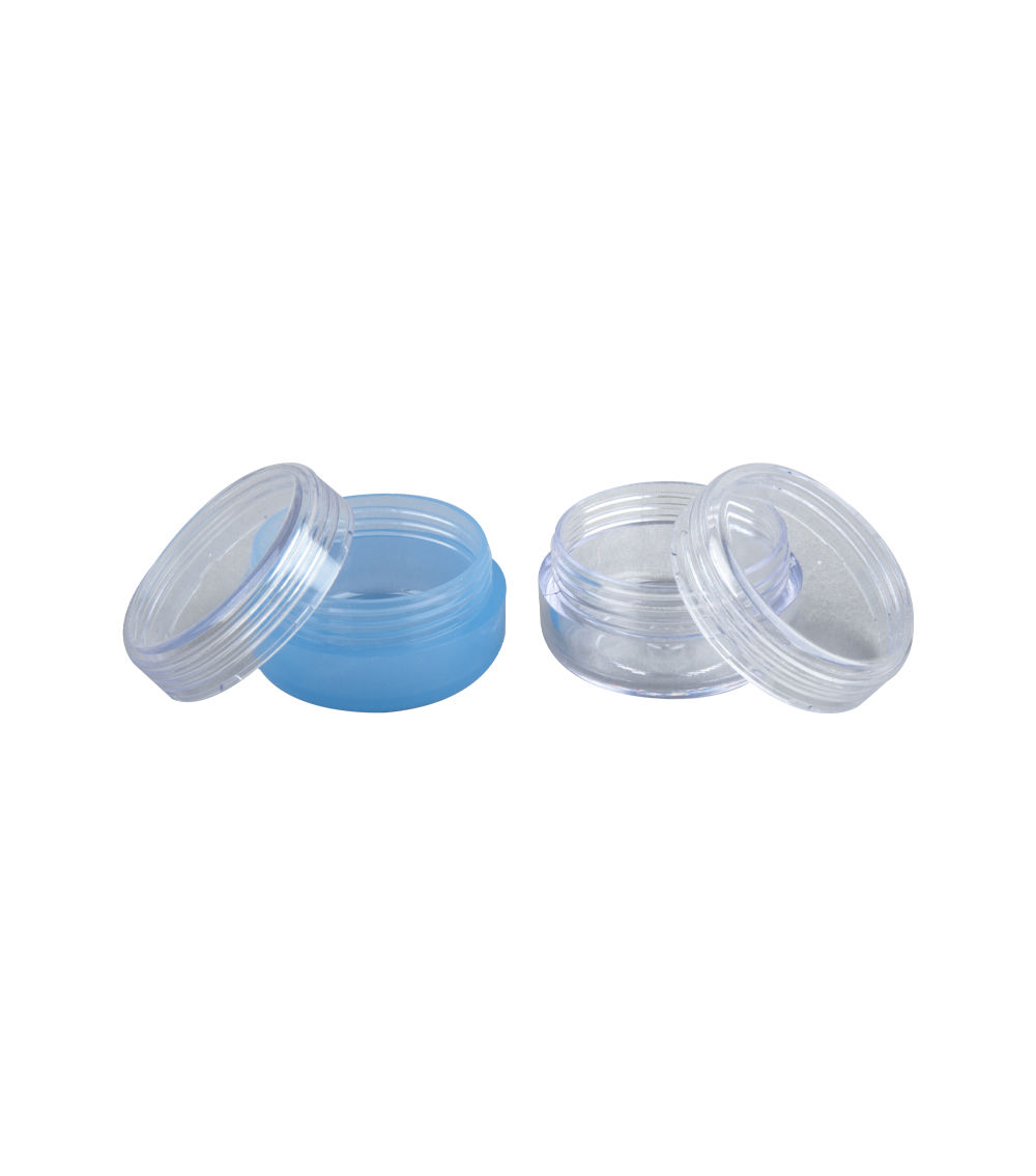 2 Pcs Refill Containers for Cream – Compact Travel Jars