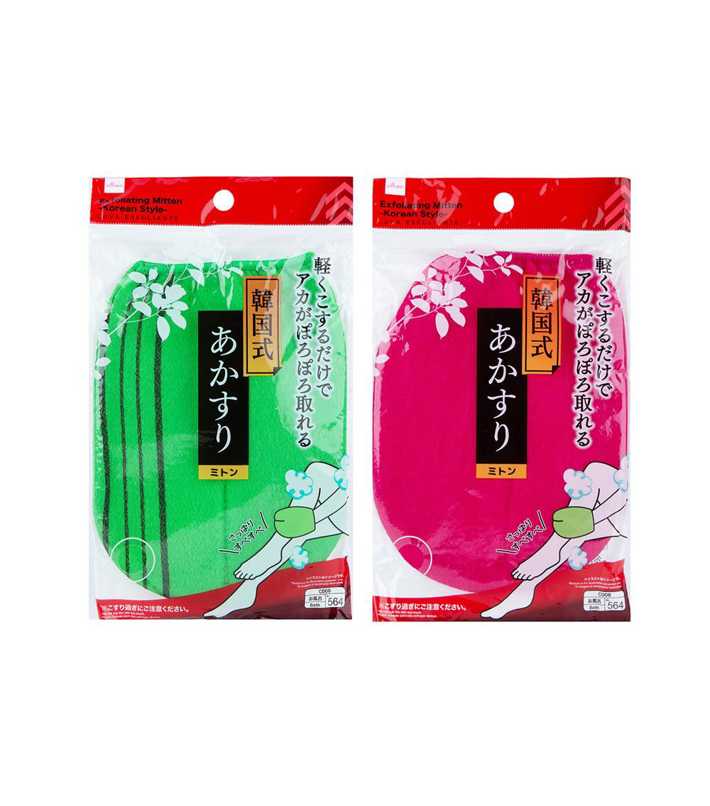 Korean Style Body Scrubbing Mitten, Assorted (1 pc)