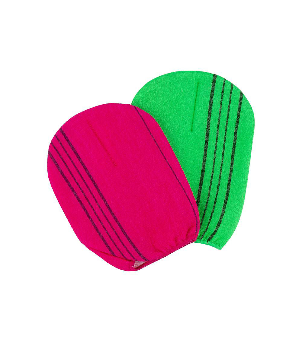 Korean Style Body Scrubbing Mitten, Assorted (1 pc)