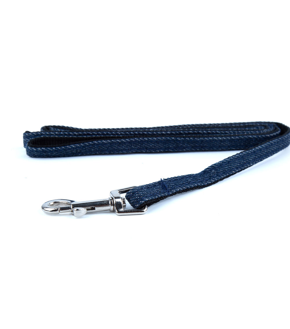 Leash for Small Dogs Denim – Durable Pet Walking Lead