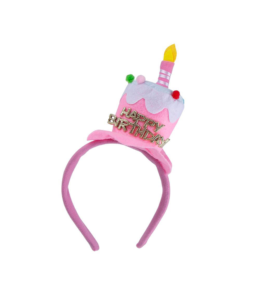 Cake Hat Birthday Headband, Assorted (1 pc)