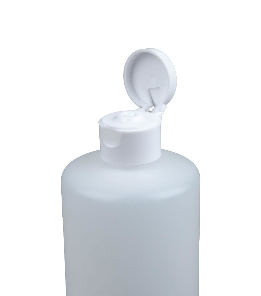 One-Touch Square Shouldered Bottle, White (1 pc) - 500 ml
