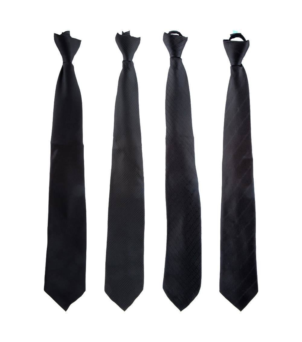 Pre-Tied Tie, Black