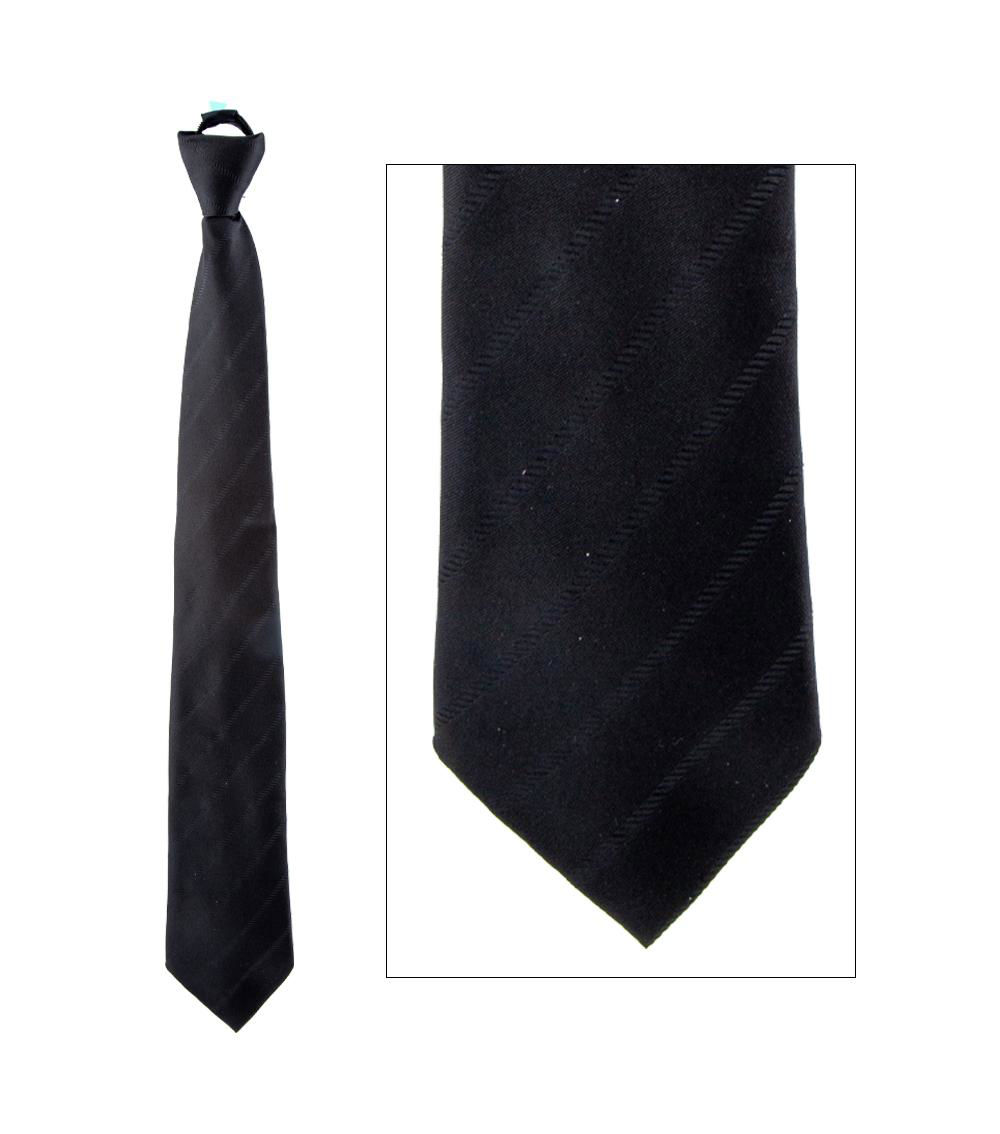 Pre-Tied Tie, Black