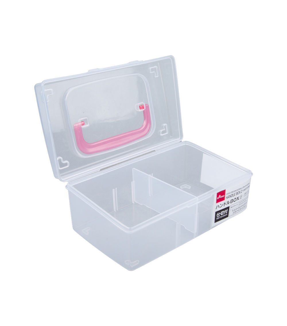 Box with Handle and Partition, Assorted (1 pc)