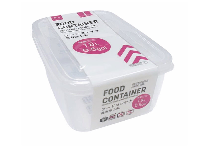 Rectangle Pack Food Container 1.8L