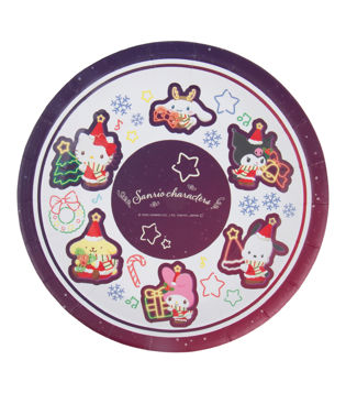 Sanrio Christmas Characters Paper Plate