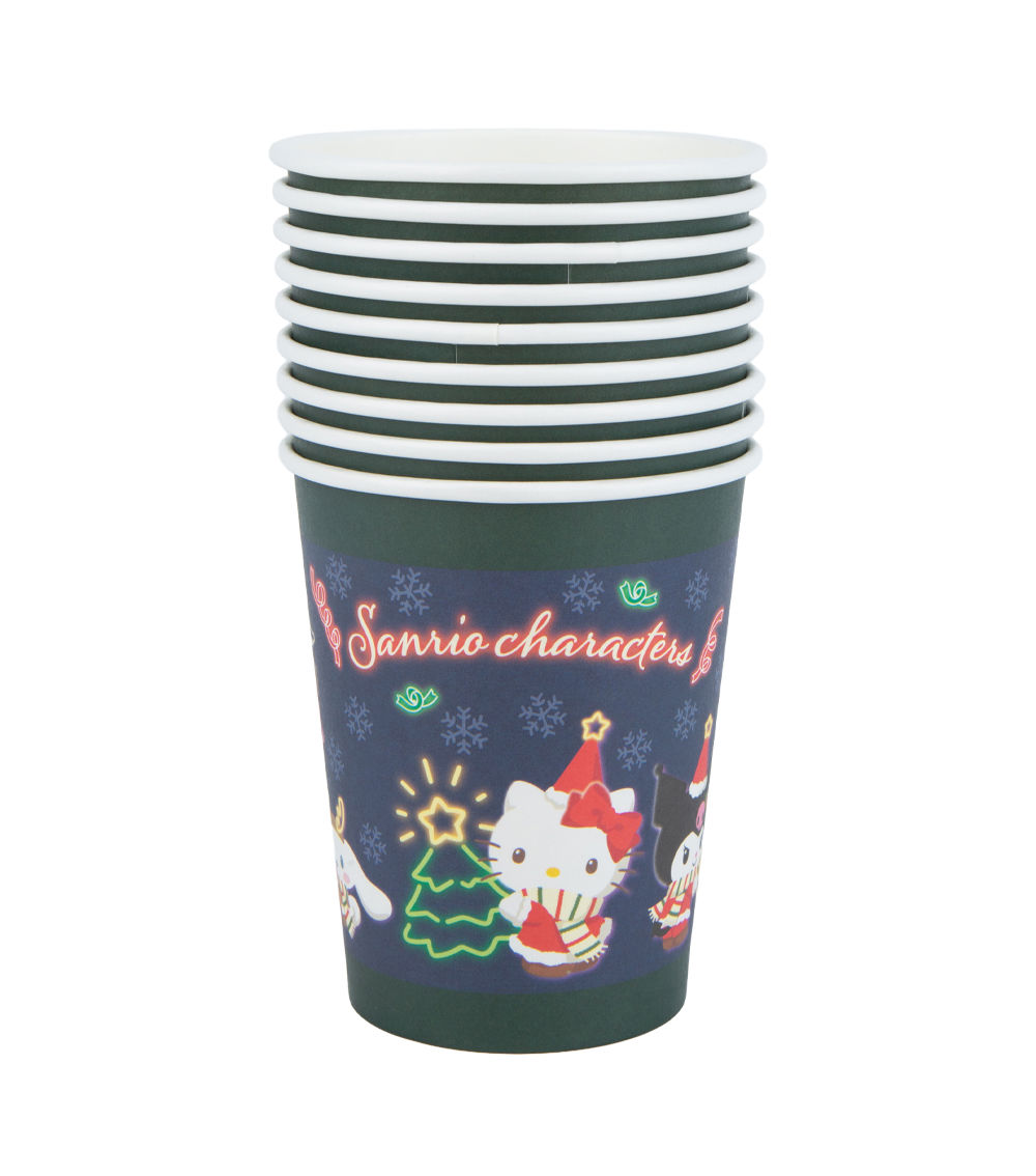 Sanrio Christmas Characters Paper Cup - ( 9 pes)