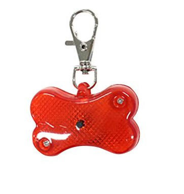 Bone-Shaped Pet Safety Light for Collar, Assorted (1Pc)