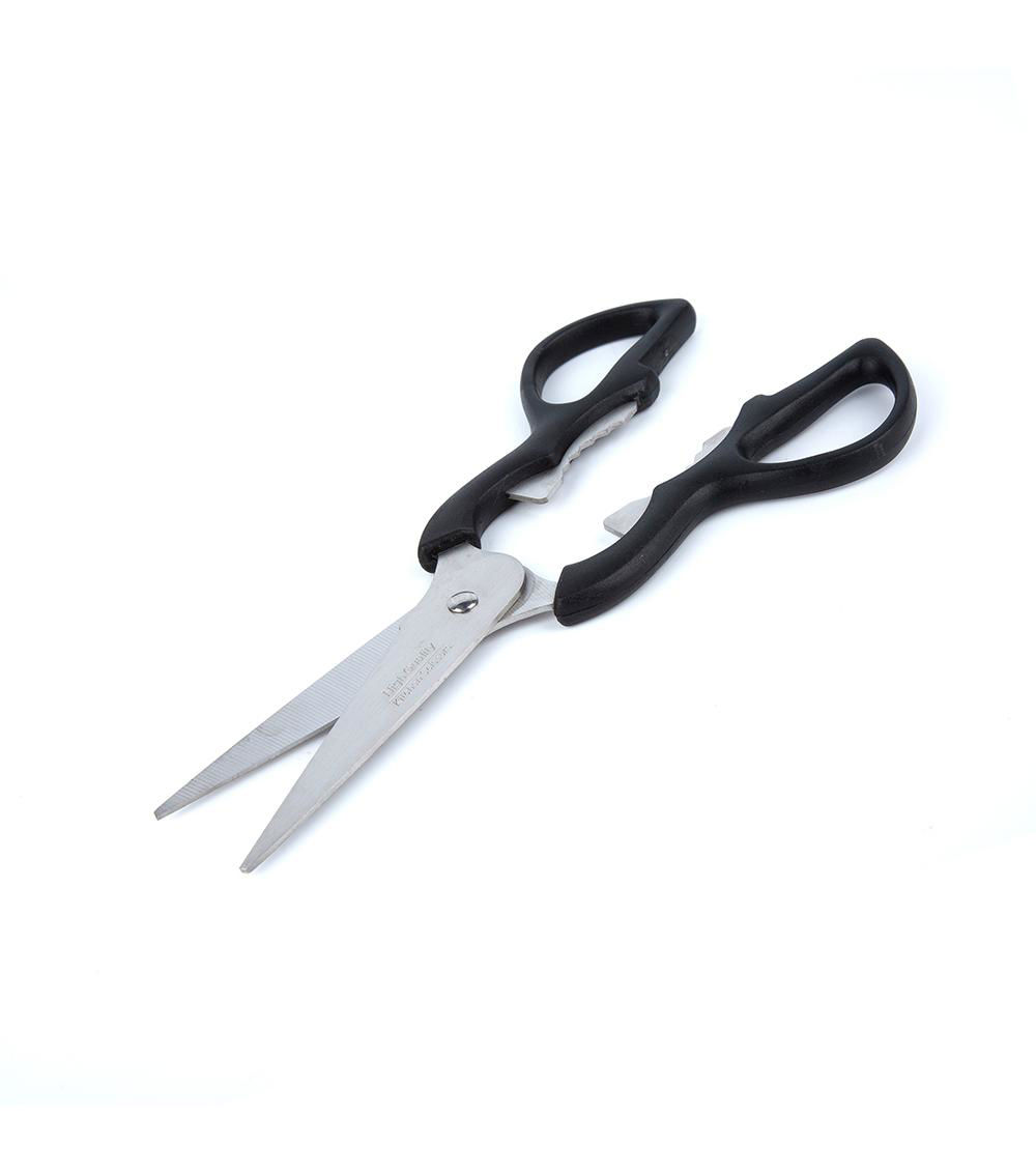 Kitchen Scissors with Antibacterial Agent, Black & Silver