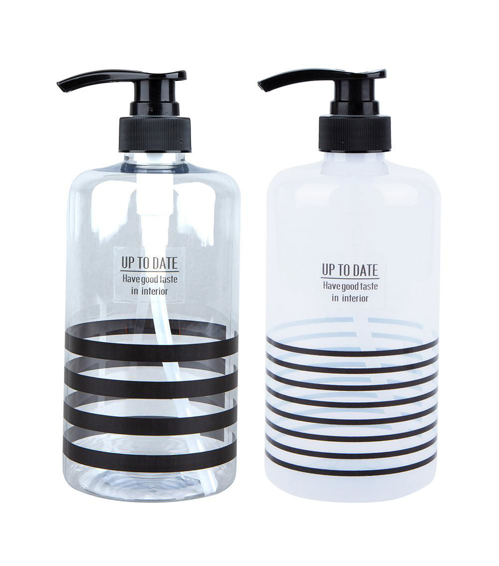 Border Mono Clear Pump Bottle, Assorted (1 pc) - 750ml