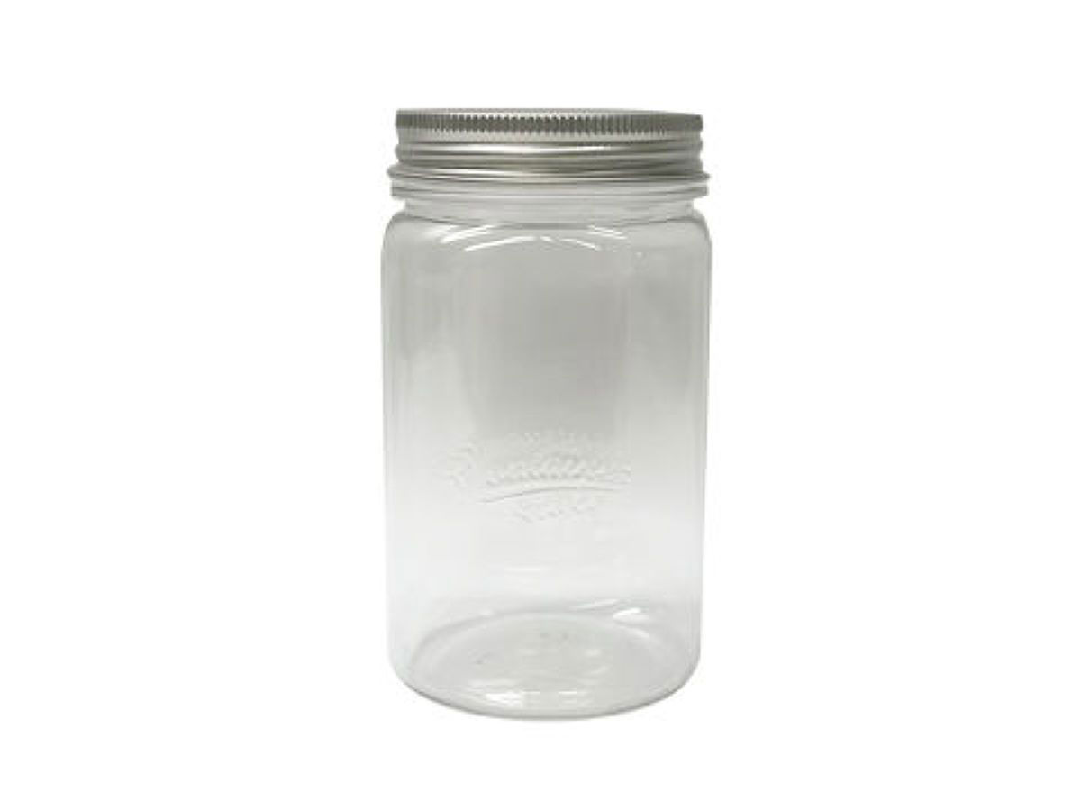 Steel-Lid PET Container (Embossed, 300ml)