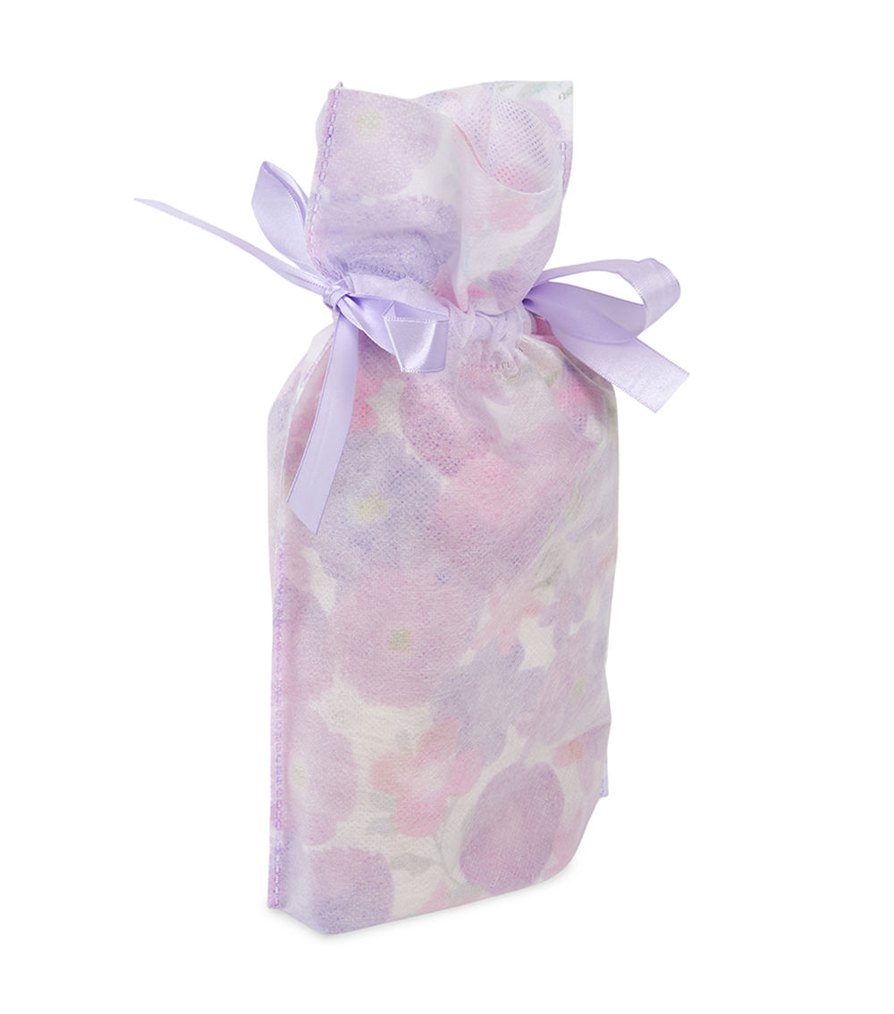 Flower Drawstring Non-Woven Fabric Bag, Assorted (1 pc)