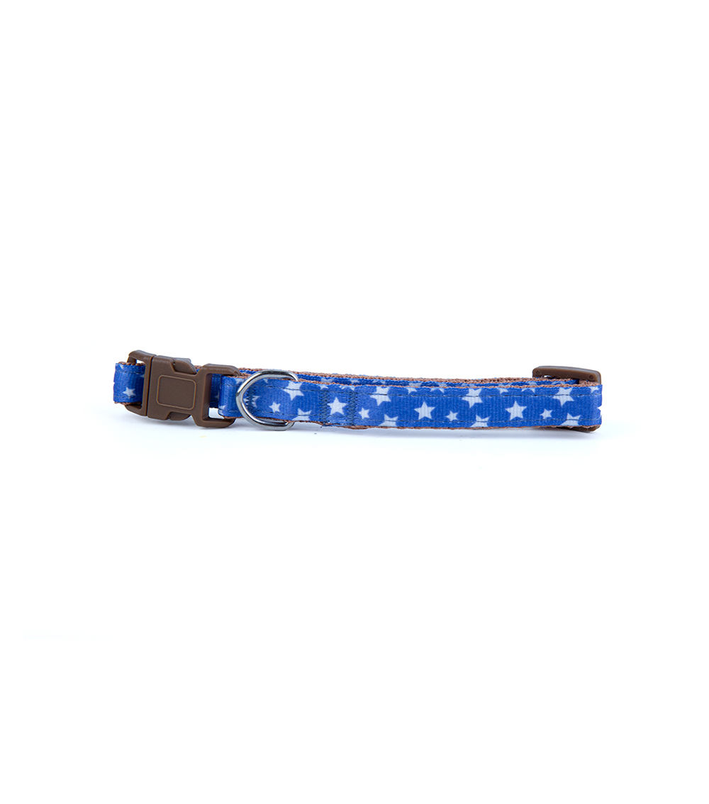 Star Pattern Dog Collar for Small Dogs - Assorted (1Pc)