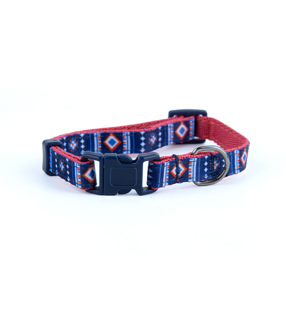 Small Dog Collar with Kilim Pattern, Assorted 1 Pc